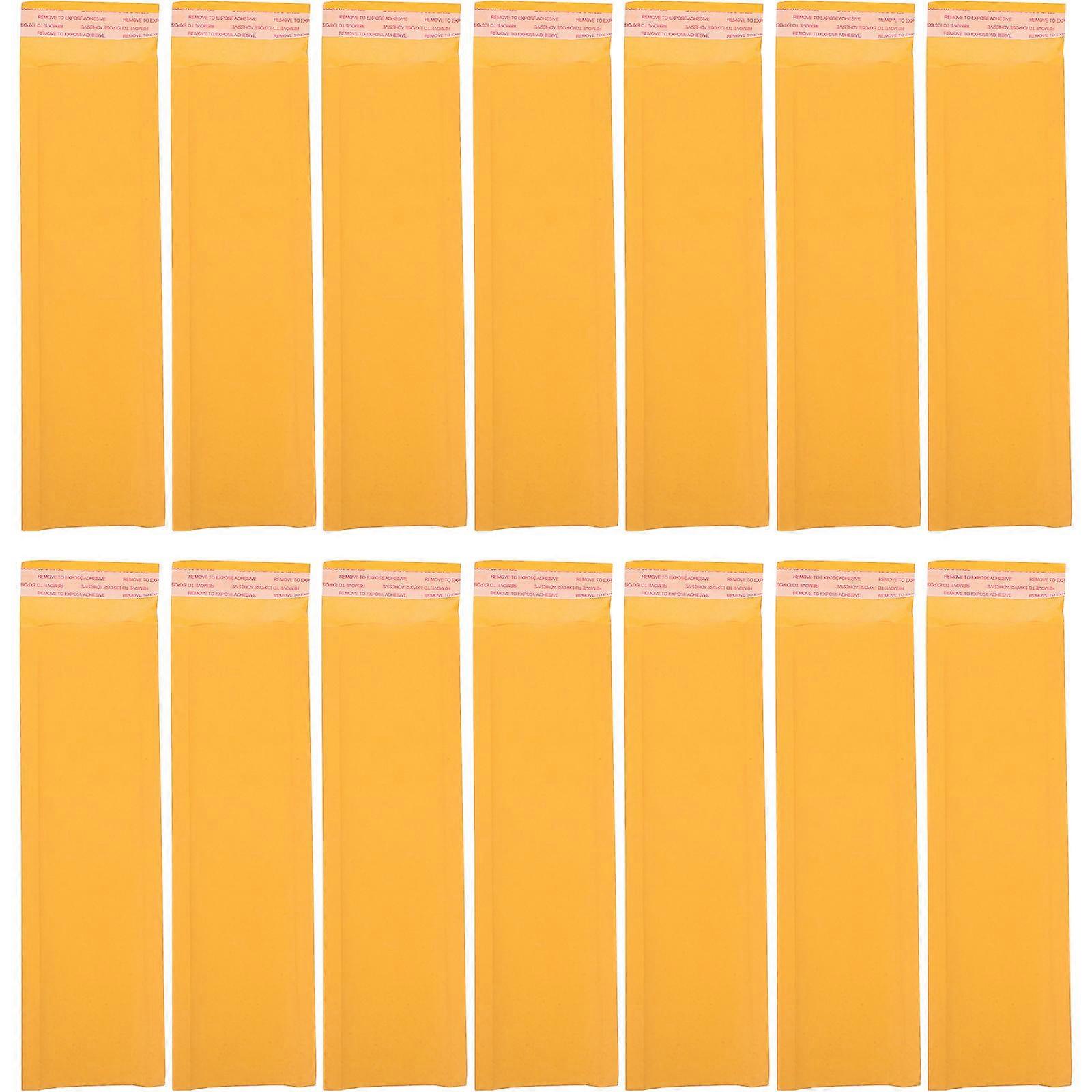 Yellow Craft Bubble Mailers for Packaging Self Seal 100Pcs Envelopes