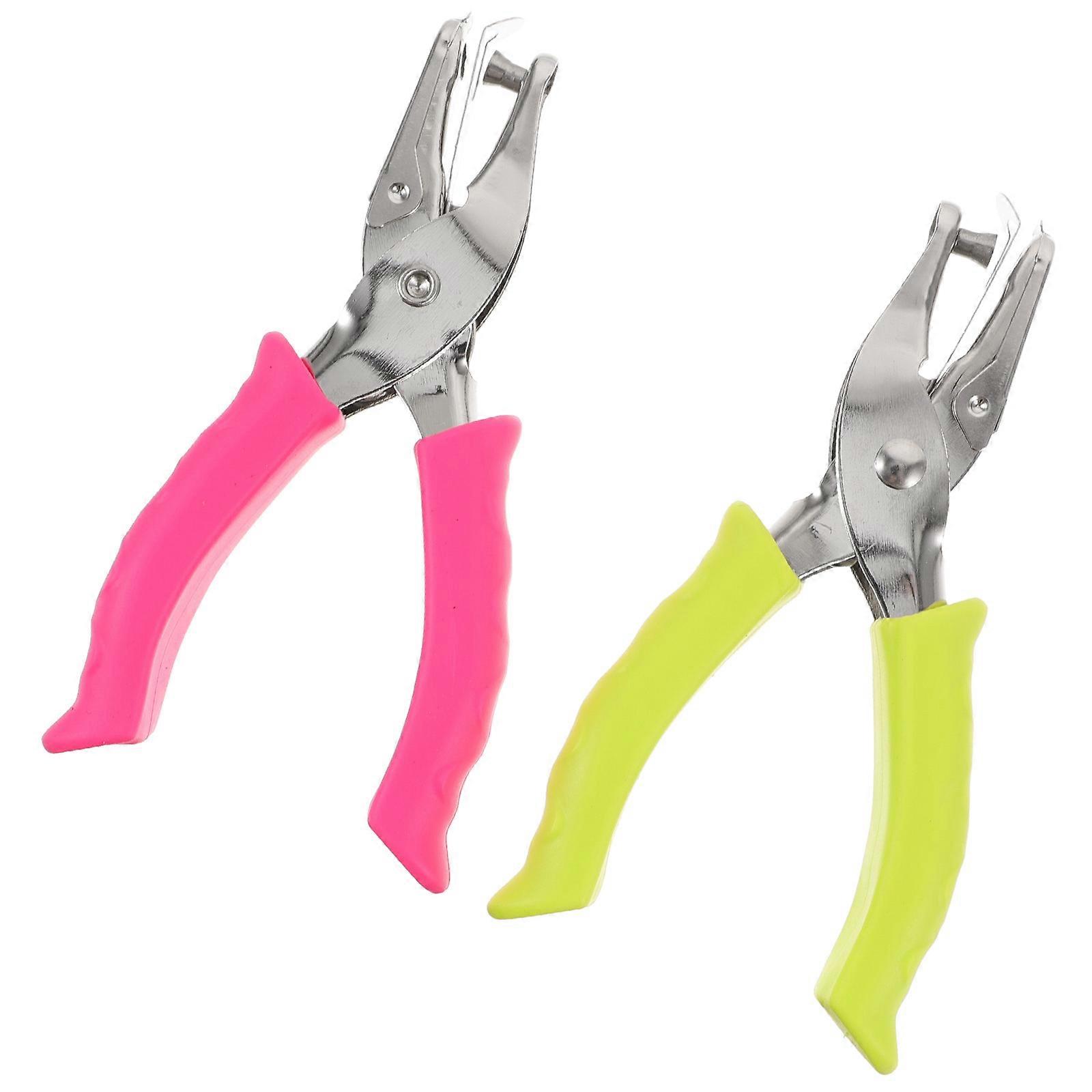 Office Hole Puncher Multi-Function Card Puncher with 8Pcs Set