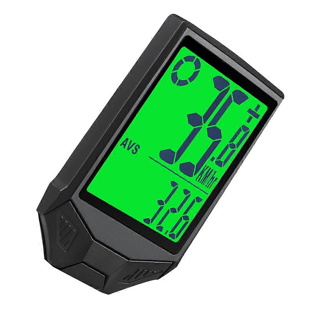 Waterproof Bike Speedometer Luminous LCD Display 3Pcs Set