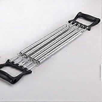 Chest Expander with Removable Steel Springs, 5-Way Adjustable for Professional Training