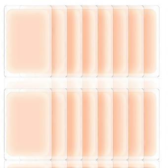 Kit com 16 adesivos adesivos ultrafinos e à prova d'água para cobrir tatuagens, hematomas, cicatrizes e marcas de nascença (para pele clara).