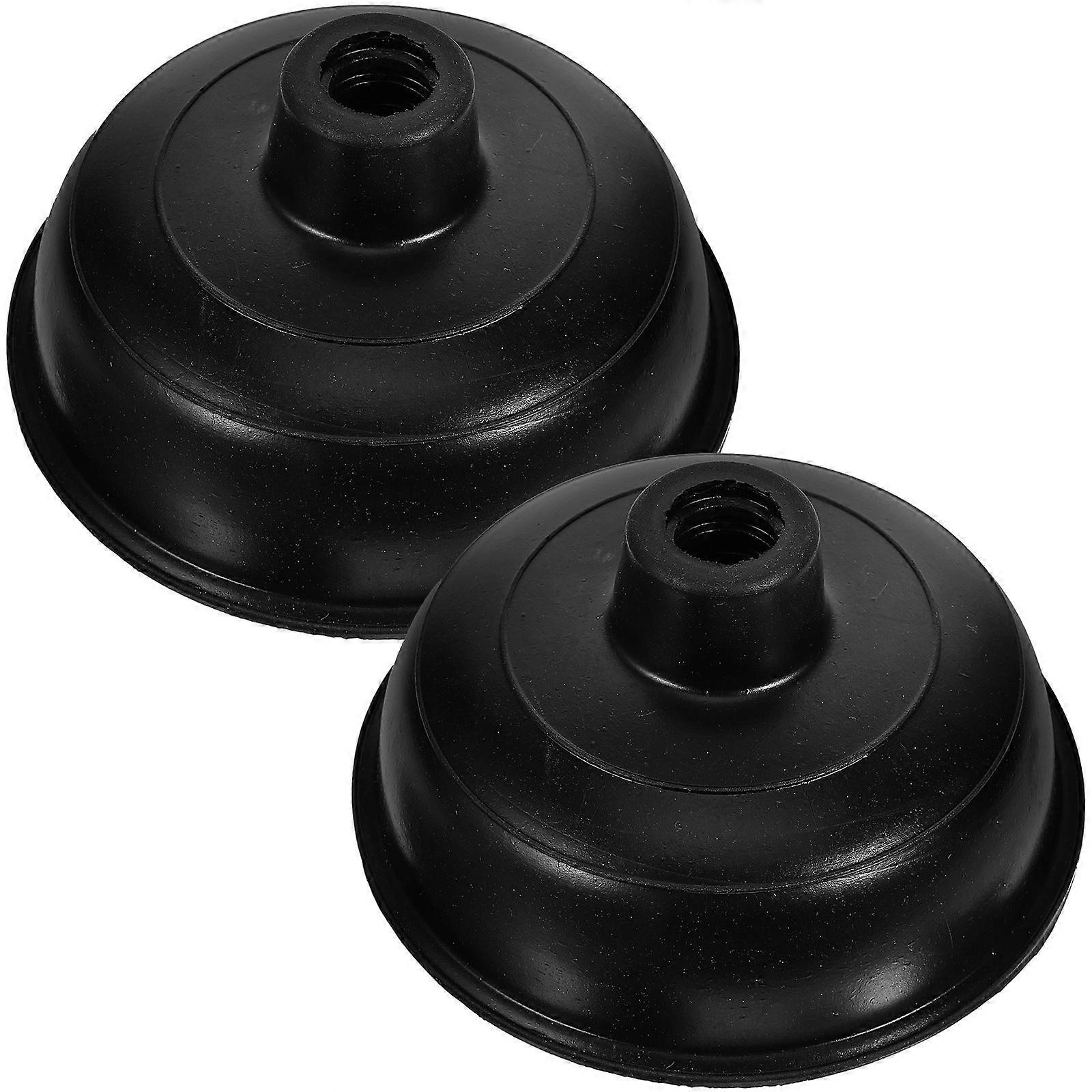 2Pcs Rubber Plunger Replacements Rubber Force Cup Head Replaceable Force Cup Heads