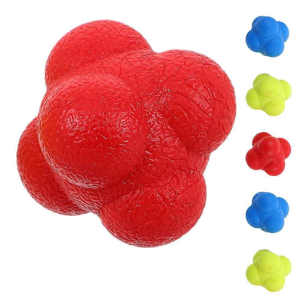 Hexagon Training Ball for Agility Reflex Training 6Pcs