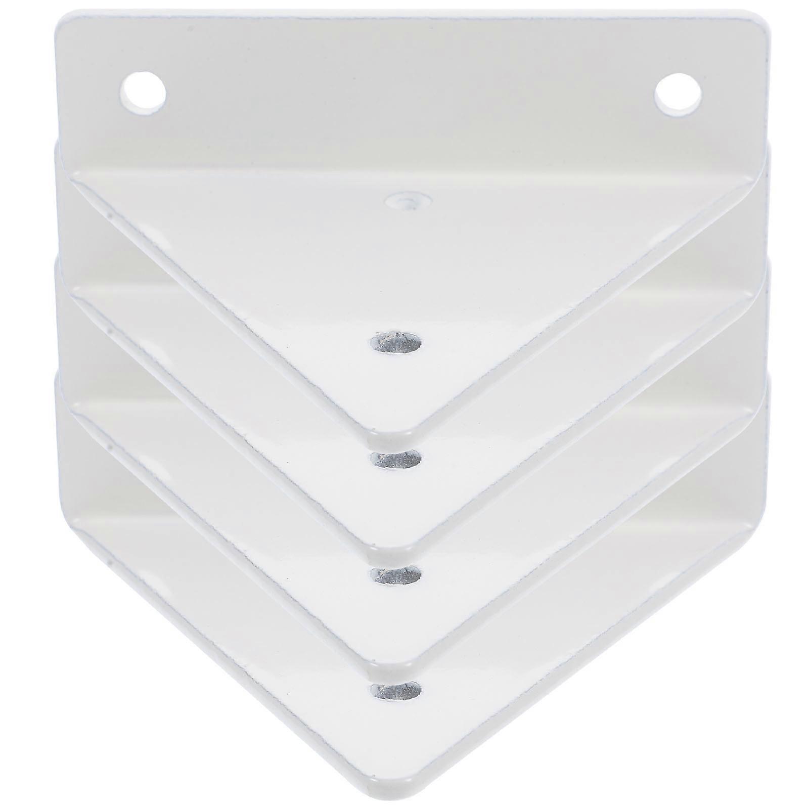 Triangle Wall Bracket Heavy Duty Shelf Brackets Multi-Layer Polishing Process 4 Sets