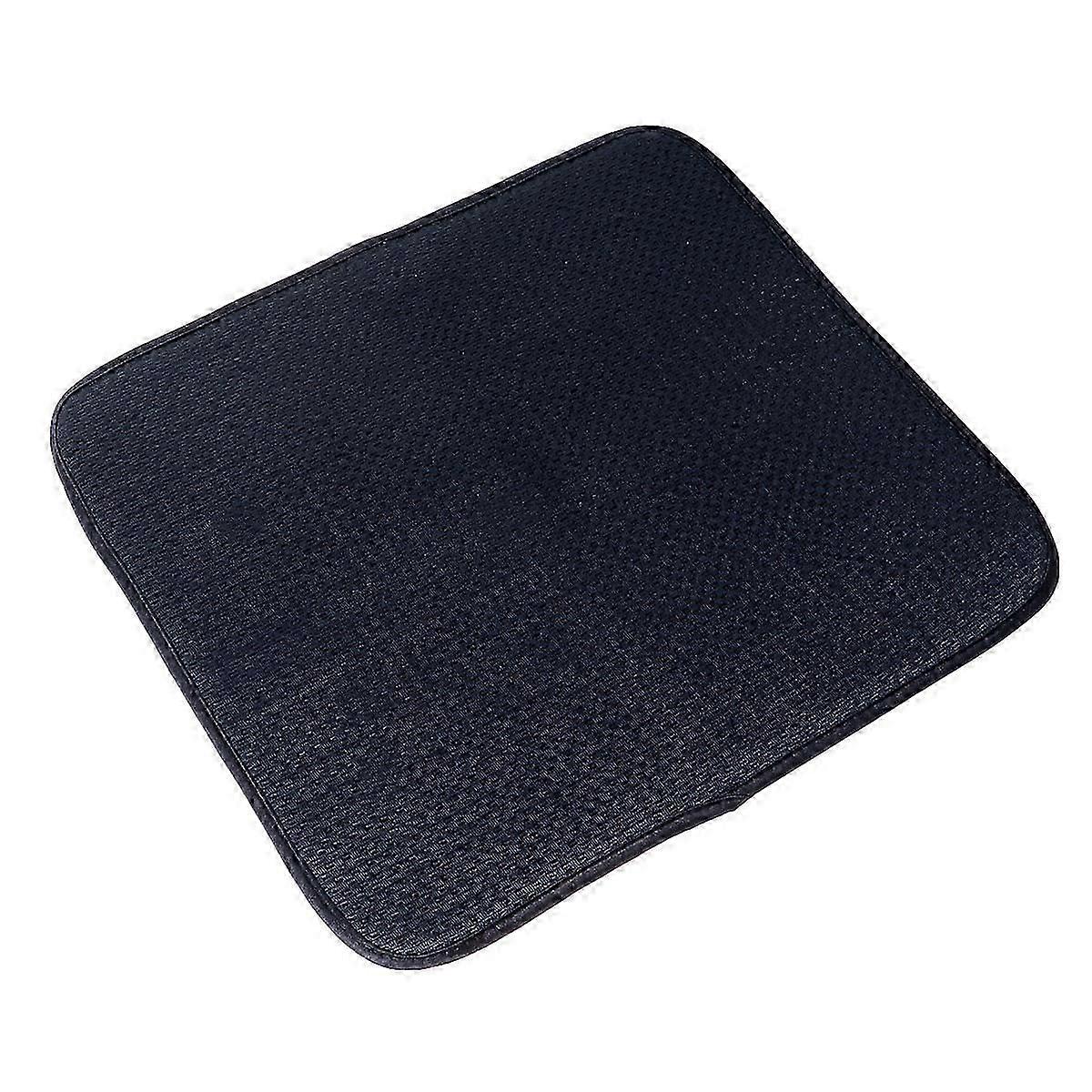 Heat Resistant Mat Dish Tableware Drying Mat for Drying Dish Black