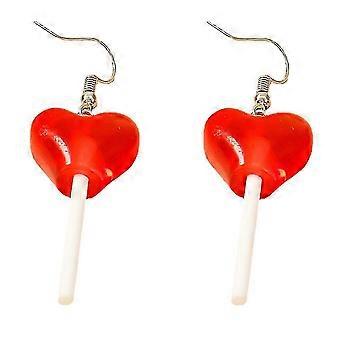 1 Pair Lovely Lollipop Design Earrings for Resin Lightweight and Durable
