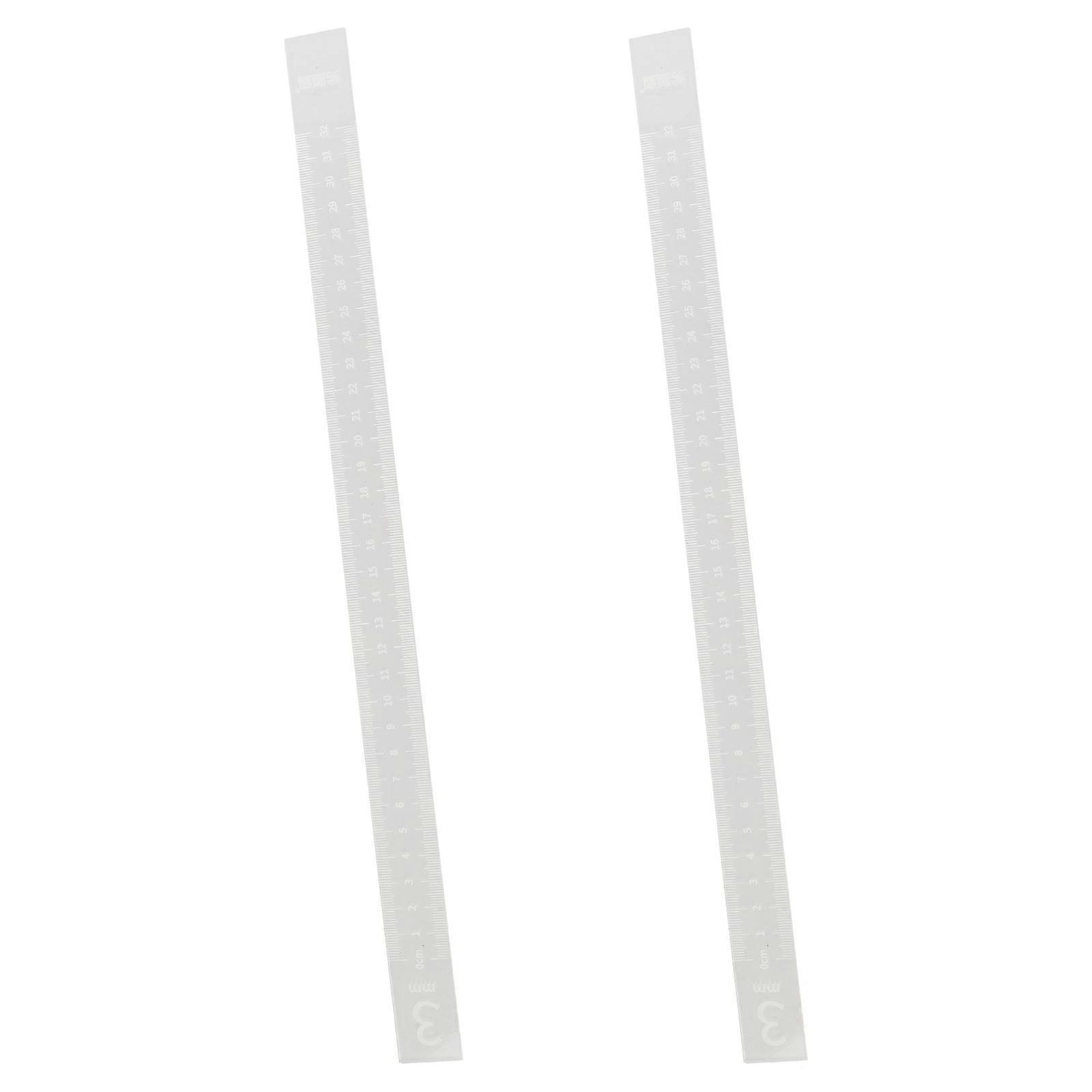 Baking Rolling Rail Acrylic Cookie Thickness Guide with 2Pcs for Baking