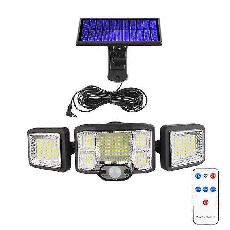 Remote Control Solar Wall Light, Specification: 192 LED Split