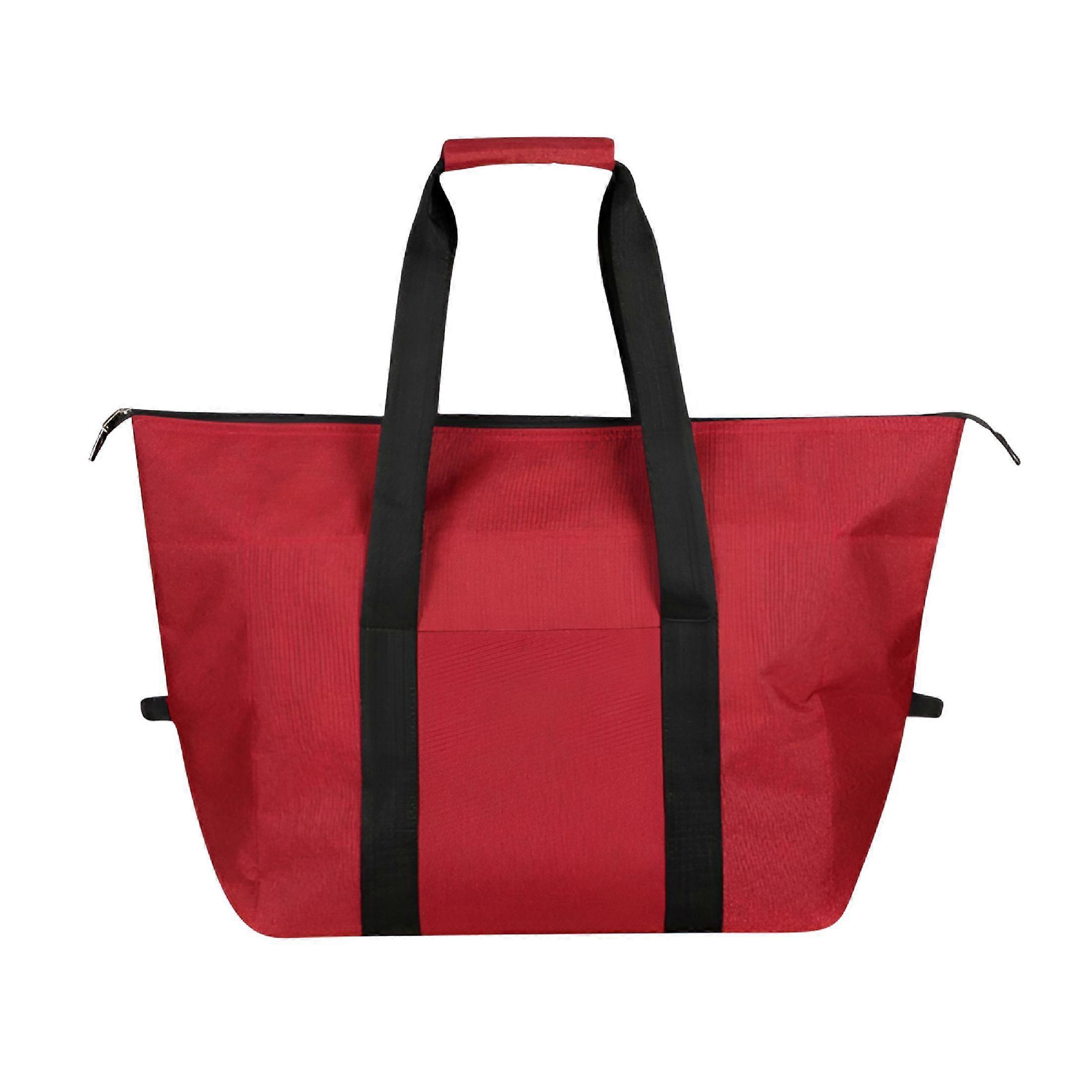 2026 New Reusable Insulated Grocery Picnic Cooler Bags with Zipper, Thermal Tote Shopping Bags for Travel, Or Lunch, Camping, Beach Food Frozen