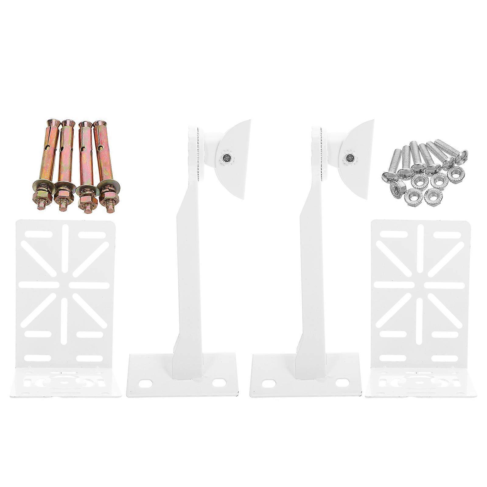 2 Sets L-Shape Dome Security Camera Wall Brackets Universal Wall Ceiling Mount Bracket Adapter Mount Extension Supports for Dome Camera