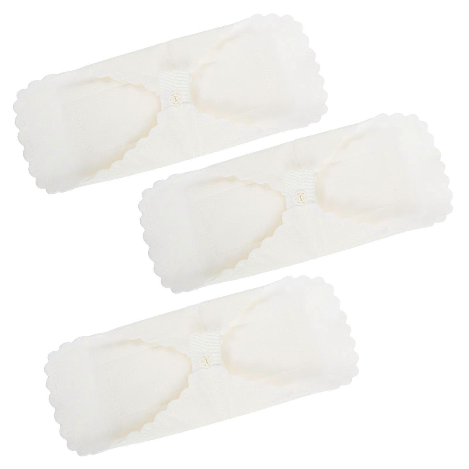 3 Stück Wattepad Damenbinden Wiederverwendbare Menstruationsbinden Wiederverwendbare Binden
