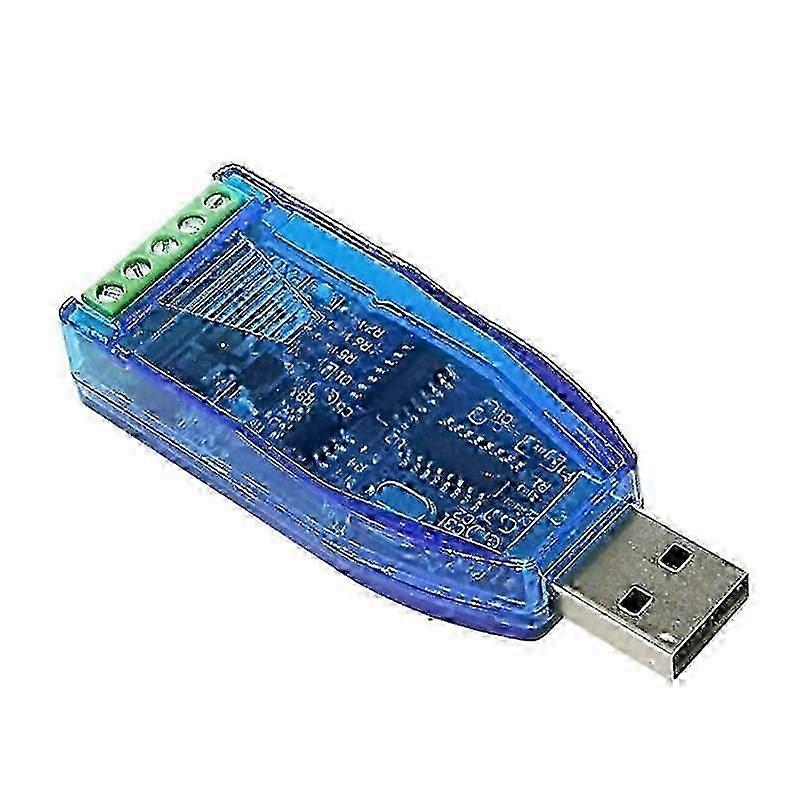 RS485 Serial Communication Adapter with USB Interface and TVS Protection for Data Line Conversion