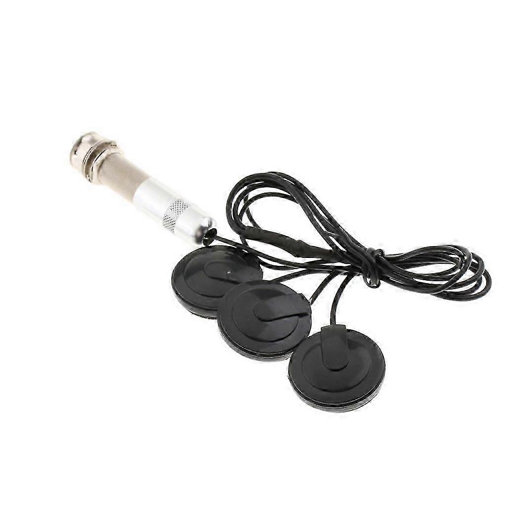 Multi-function Acoustic Guitar Pickup 1/4' Endpin compatible withJack 3 Transducer Pickup