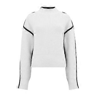 French Connection Womens/Ladies Ribbed Mock Neck Relaxed Fit Sweater Top