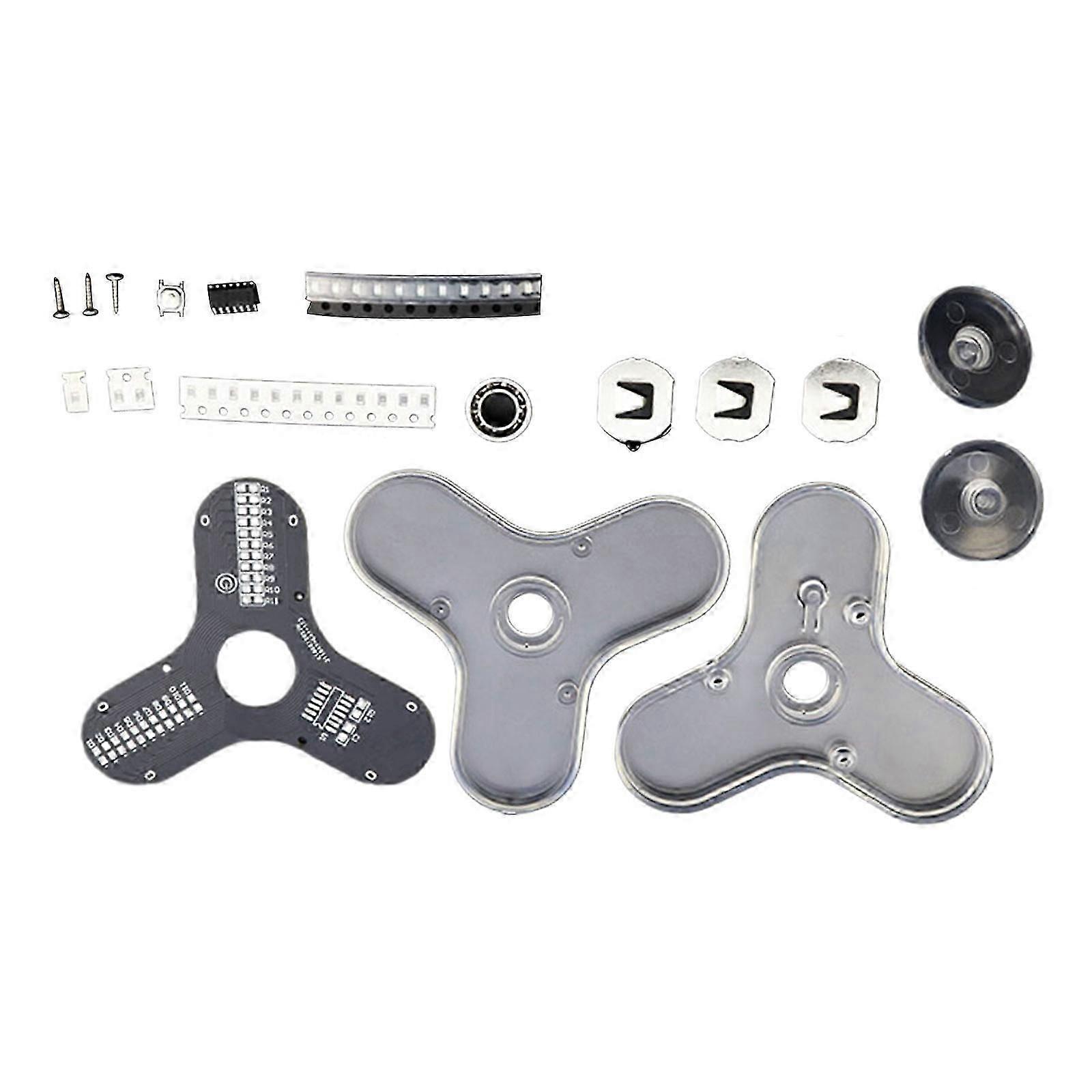 LED Rotating Gyroscope DIY Soldering Kit