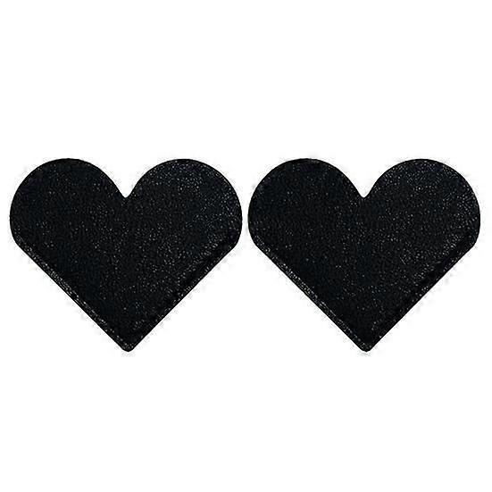 2Pcs Simple Heart Shape Bookmarks Handmade Artificial Leather Label Notepad Label Book Reading Bookmarks