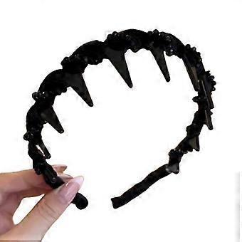 Vintage High Cranium Artificial Pearl Hairband, Elegant Pearls Headbands for Women Girls, Decorative Hair Bands Fashion Hair Accessories Gifts