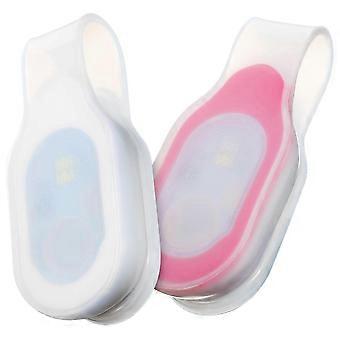 2pcs Magnetische Lauflichter Clip-On-Warnleuchten Freihändige LED-Taschenlampe Nachtfahrlicht
