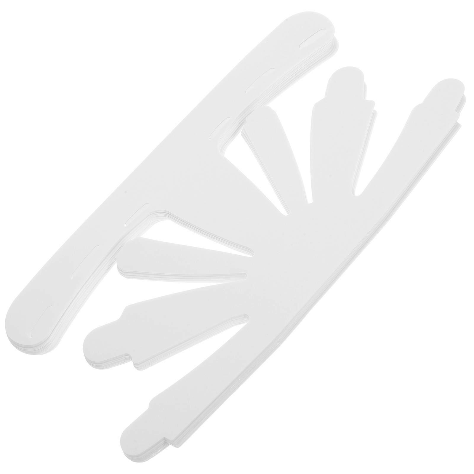 Baseball Cap Insert Duckbill Cap Support Inner Liner 25Pcs White Plastic