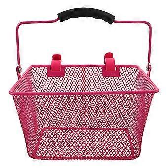 Bike Basket Front: Cute Bicycle Basket - Detachable Metal Front Handlebar Mount - Kids Bike Accessories for Boys & Girls