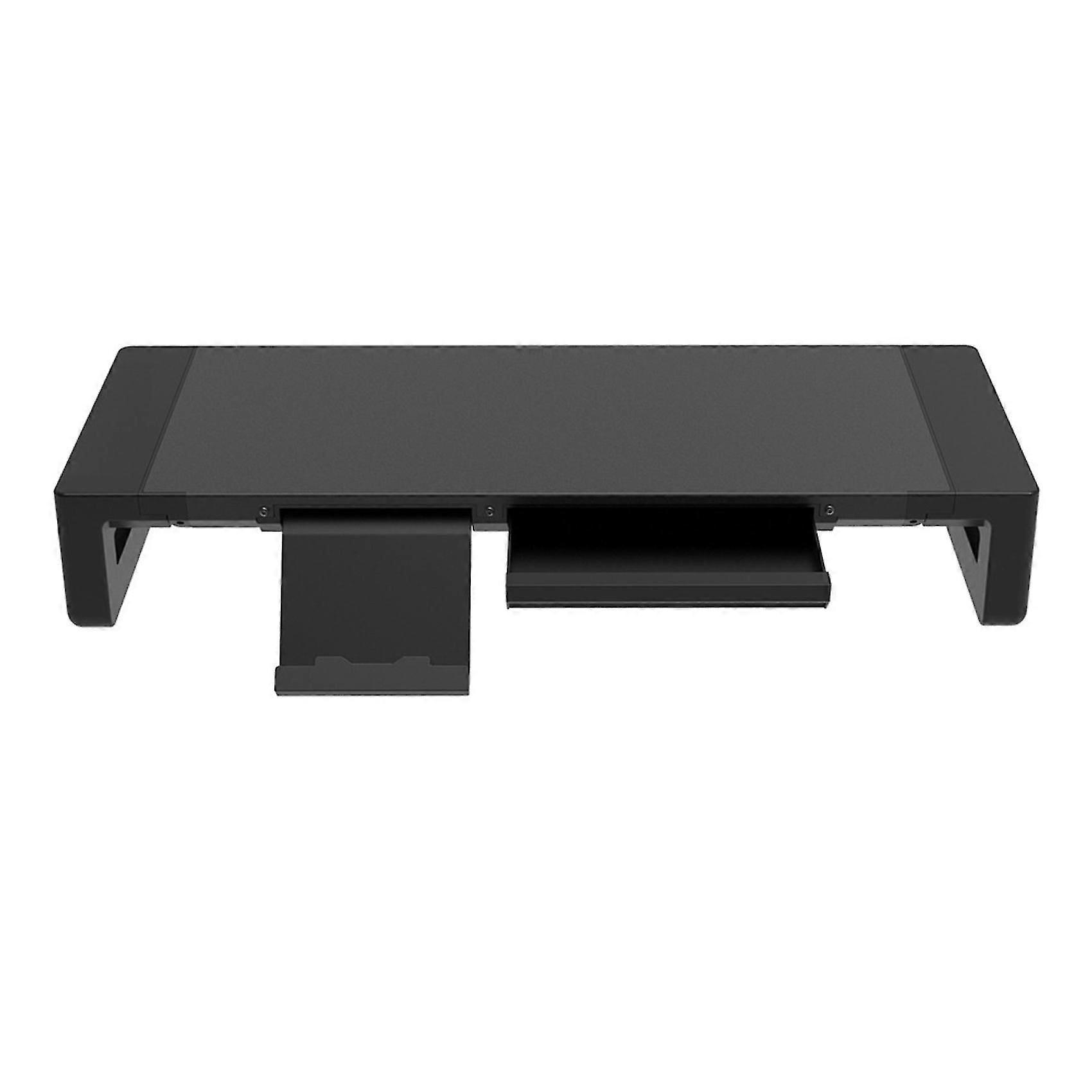 Monitor Stand Riser Computer Stand Desk Shelf Riser with Storage Drawer &amp; Tablet Phone
