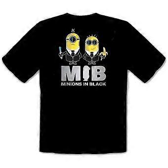 Minions In Black Banana Despicable BLACK T-Shirt CYQU-485