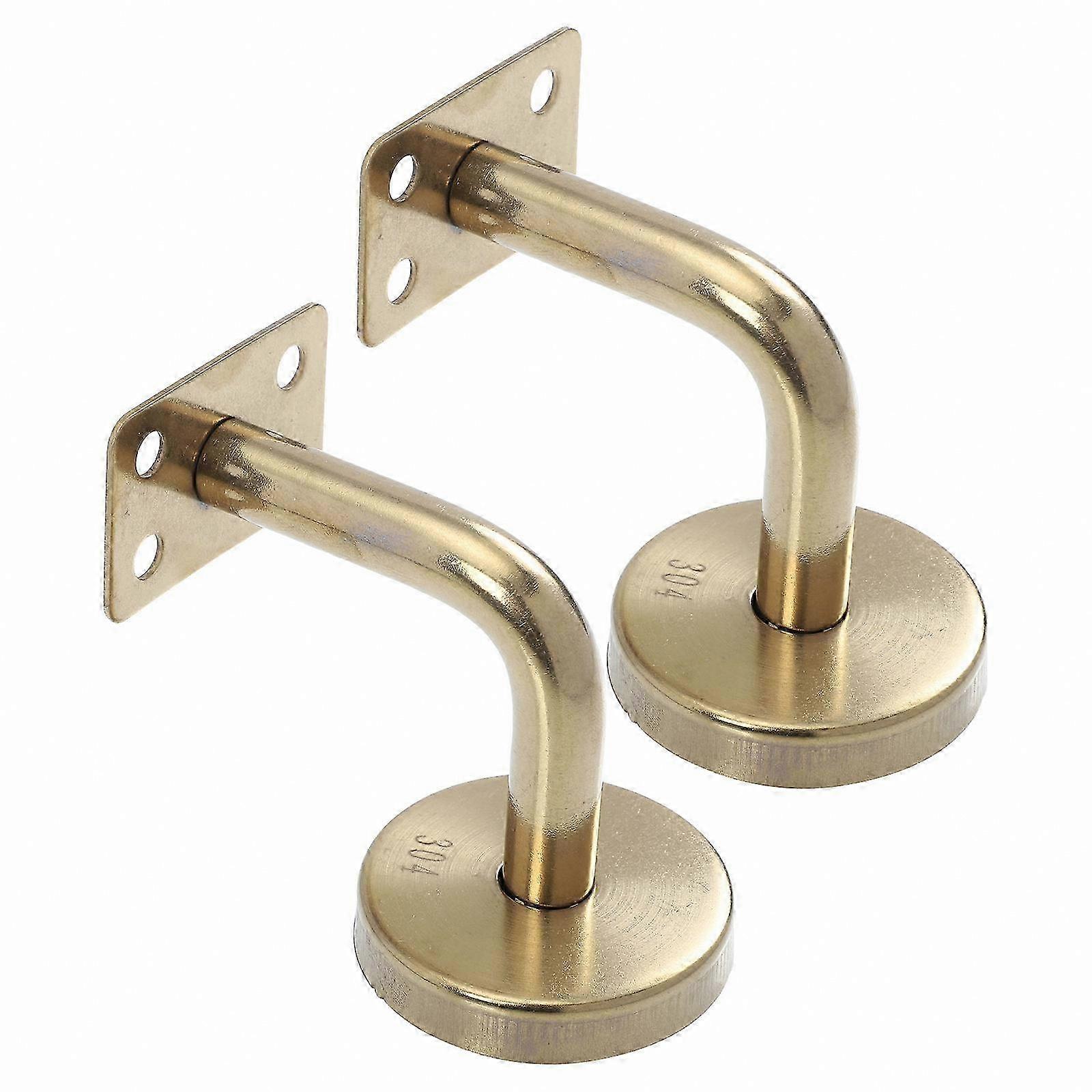 2 Pcs Wall Mounted Handrail Holder Brackets
