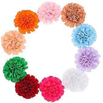 Dog Collar Flowers Pet Grooming Collar with 10Pcs Flower Charms