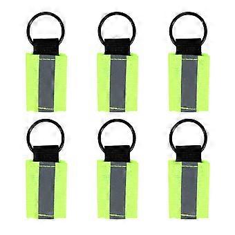Reflective Backpack Tag 6pcs Safety Reflector Pendants Reflective Backpack Pendants Safety Reflector Pendant Tags Stylish