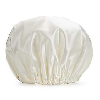 Women Shower Cap Satin EVA Hair Care Bonnet Nightcap Adult 32cm