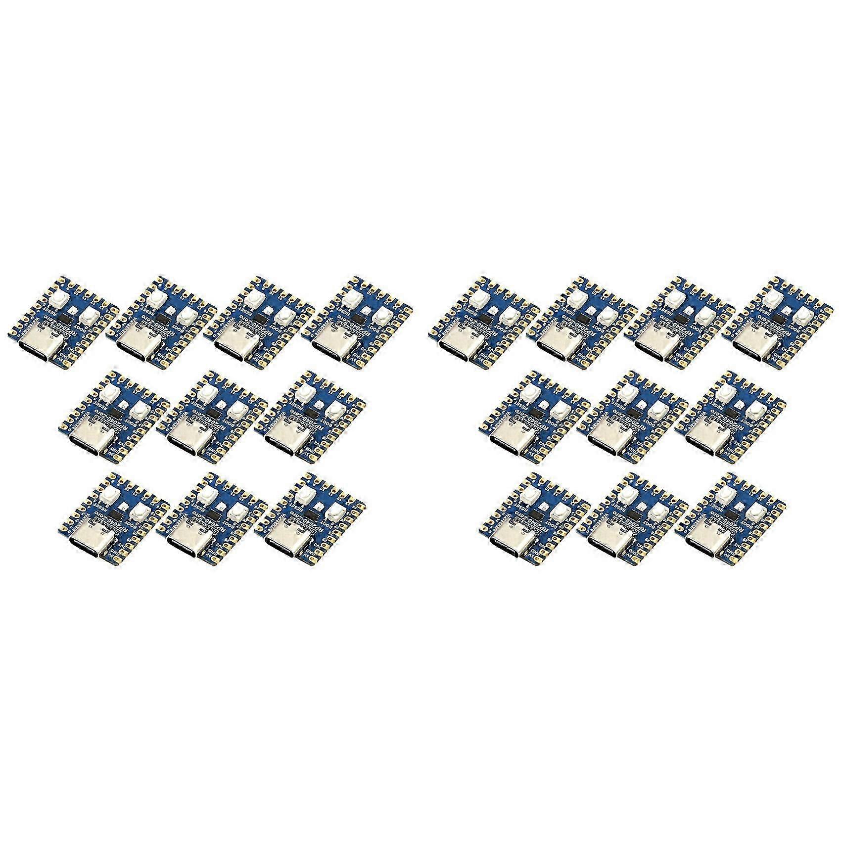 RP2040-Zero Microcontroller Development Board compatible with Raspberry Pi RP2040 Dual-Core Cortex M0+ Processor 2MB Flash 20Pcs