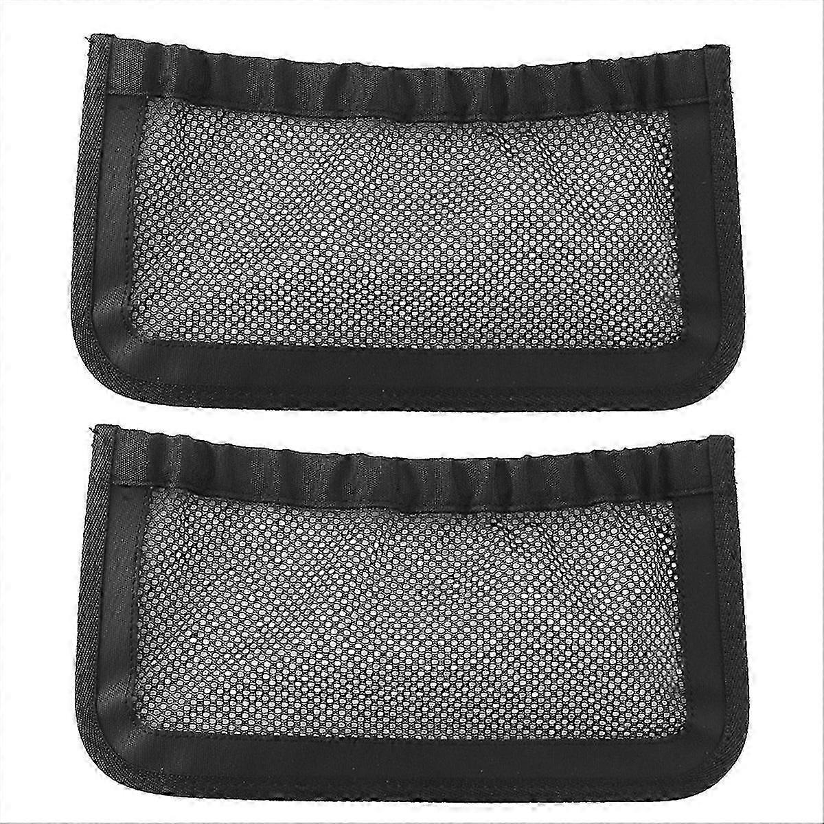 2-pack UTV rear backrest storage nets, compatible with Can Am Defender Max