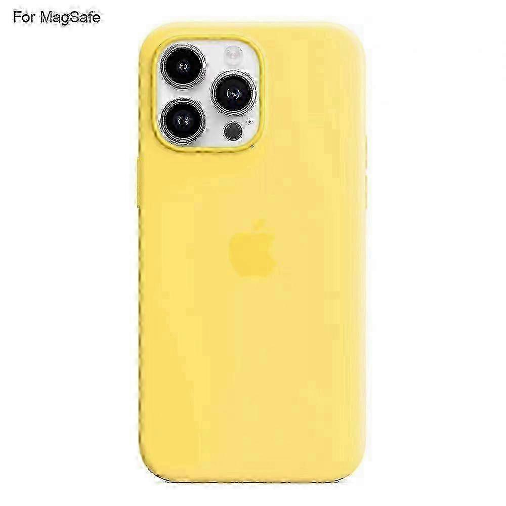 MagSafe Compatible Liquid Silicone Phone Back Cover Case for iPhone 14 Pro