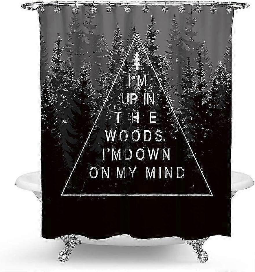 Machine Washable Waterproof Shower Curtain