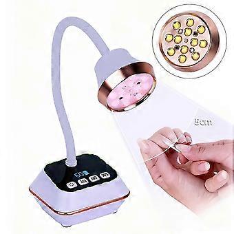 Lotus Nail Lamp 3 Timers 30S 60S 90S 1500mAh Rechargeable Display