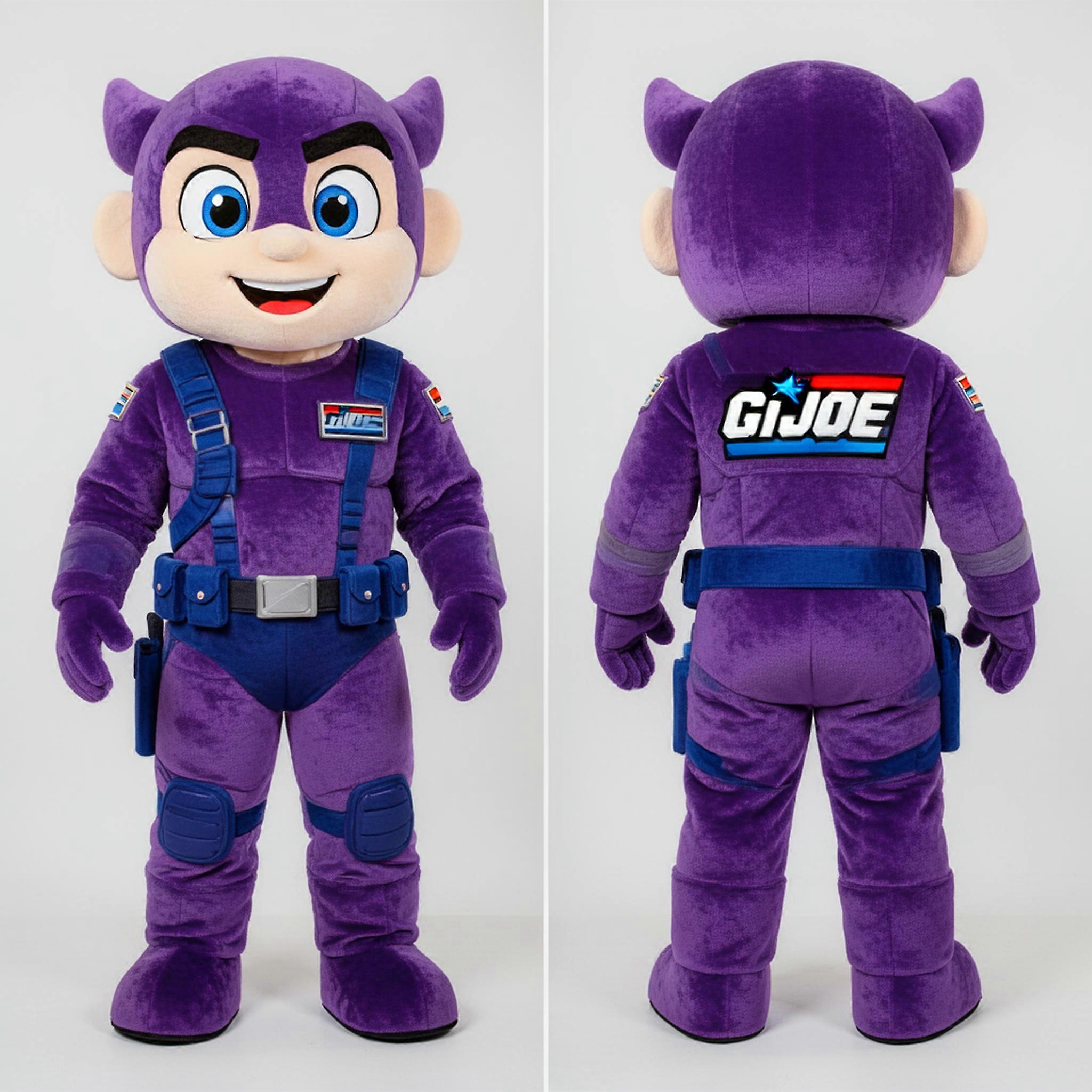 MASTICOT Purple Heroic Gi Joe Mascot