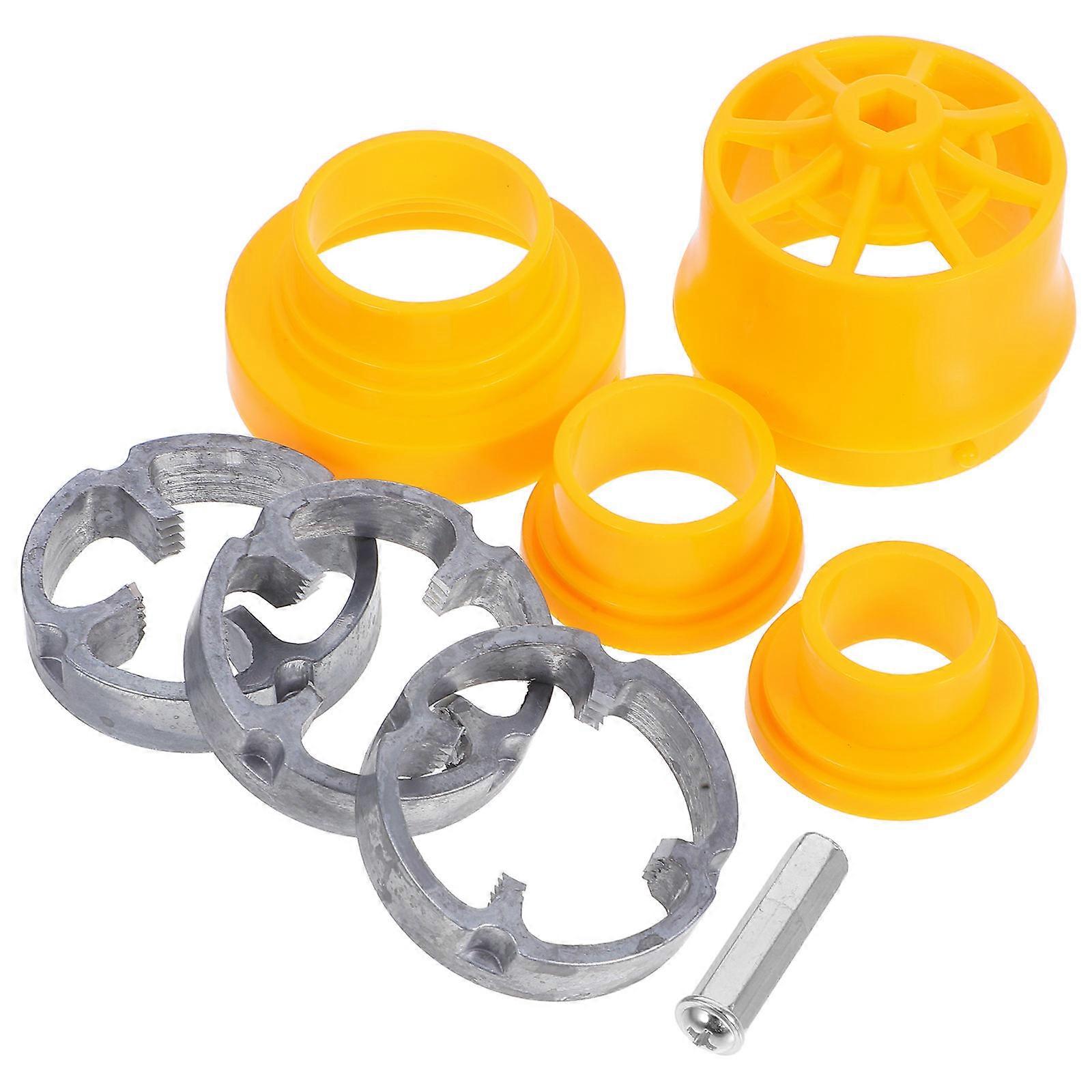 4Sets Electric Pipe Threader Kit for PVC Plastic Pipe Threading Tools