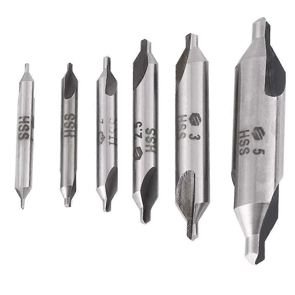 Precision-Cut HSS Center Drill Bits Set