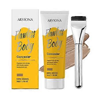 Body Concealer Cream with Brush, 50g Lightweight Coverage Makeup for Legs and Body
