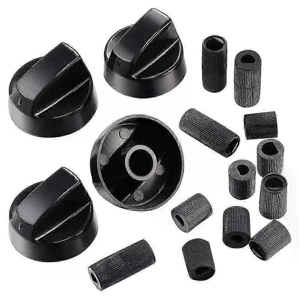 A Complete Replacement Solution Four Control Knobs Paired With Twelve Adaptable Adapters Fit Various Stove Models  AQQ
