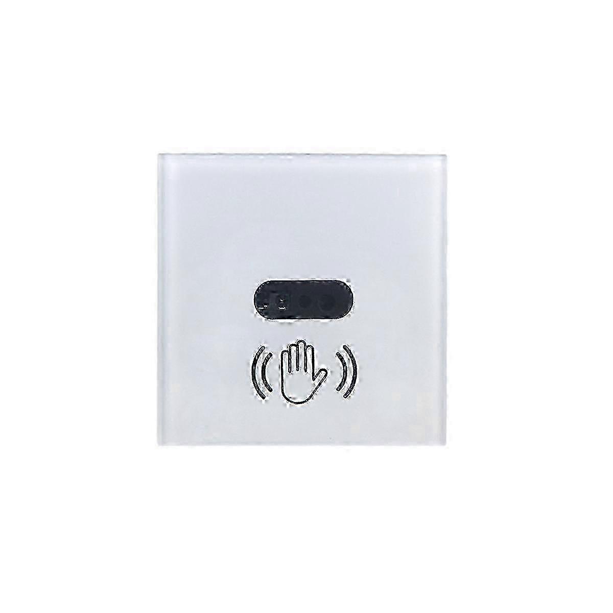 Touch Free Electrical Switch with IR Sensor and Glass Panel