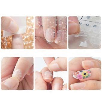 Transparent Double-Sided Nail Stickers
