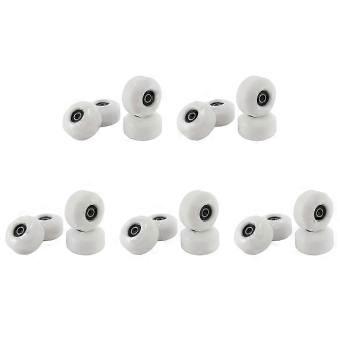 Skateboard Wheels with Bearings 52X30mm Street PU Wheels Skateboard Parts Cruiser Longboard Wheels (Set of 20)-Good