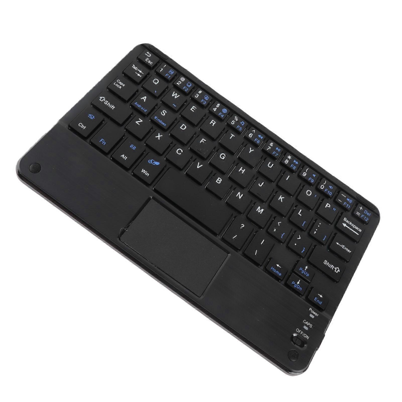UltraSlim Mini Wireless Bluetooth Keyboard with Touchpad for Windows PC Android Tablet