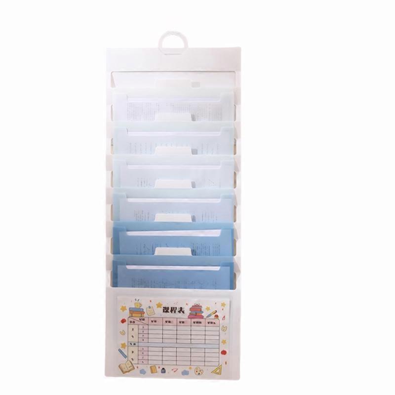 Wall Hanging Document Organizers Expanding Folder with Handle 6 Pocket Document Folder for File Paper Documents Receipts