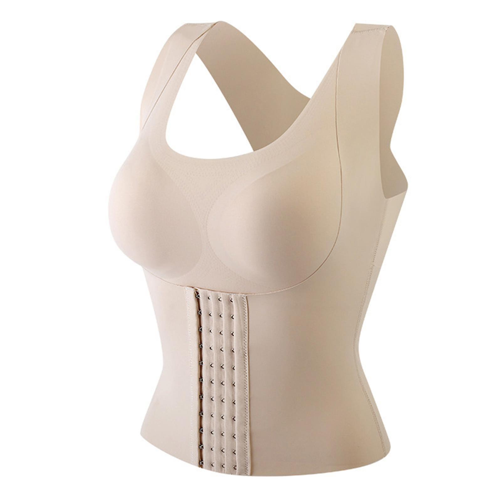 Women Breathable Shapewear 4 In 1 Front Buckle Chest Support Chest Support Vest