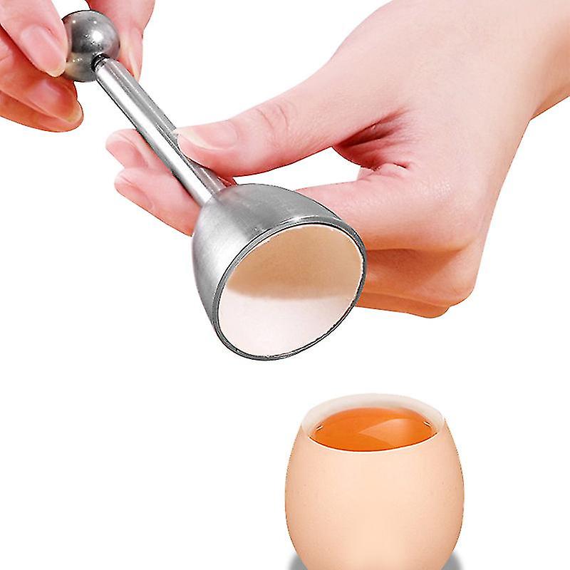 Egg Choppers For Soft And Hard Boiled Eggs Stainless Steel Egg Shell Openers Separators Breakers Kitchen Tools