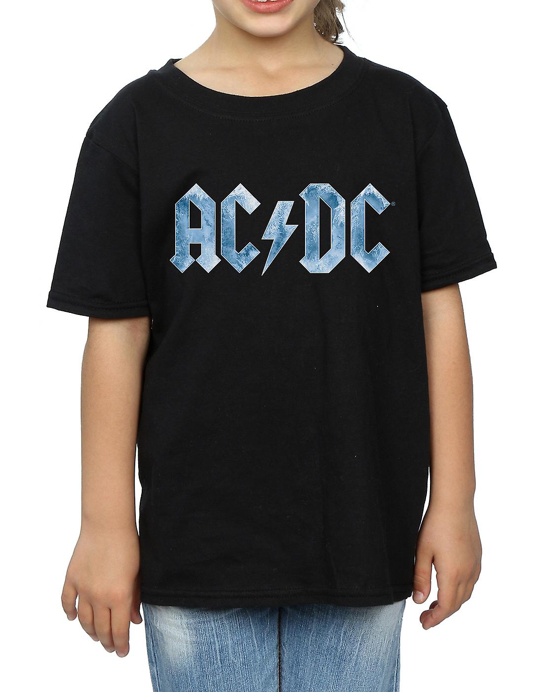AC/DC Girls Blue Ice Logo T-Shirt | Fruugo US
