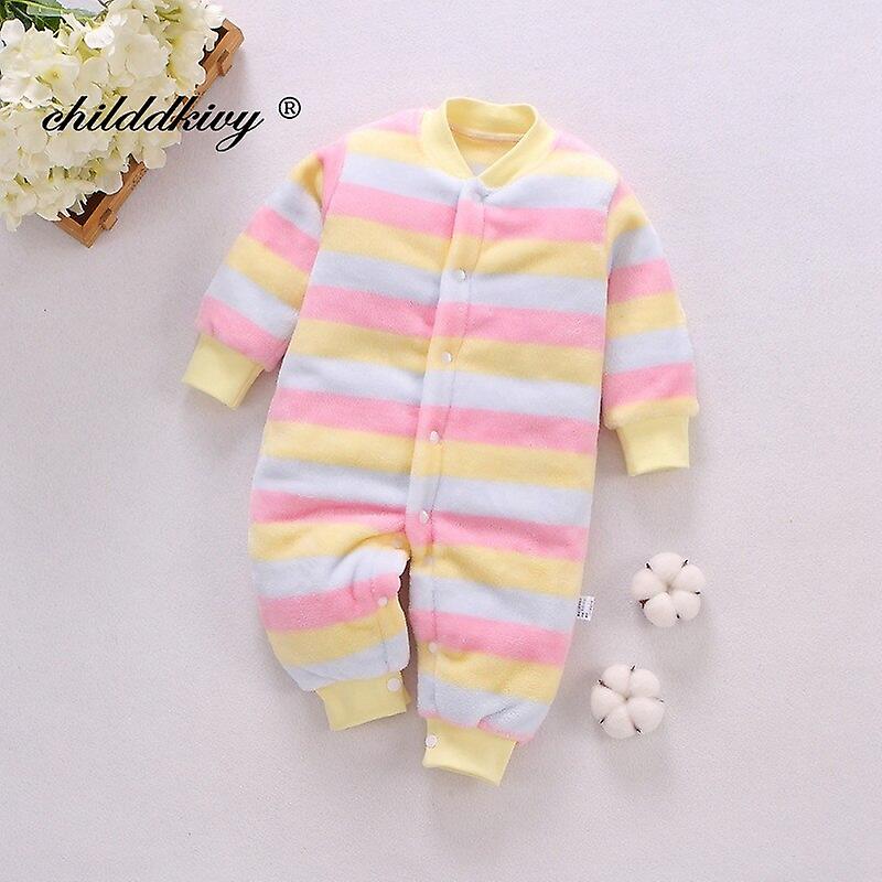 Newborn Baby Spring Winter Clothes Infant Jacket For Girls Jumpsuit For Boys Soft Flannel Bebe Romper Baby Clothes 0-18 Month