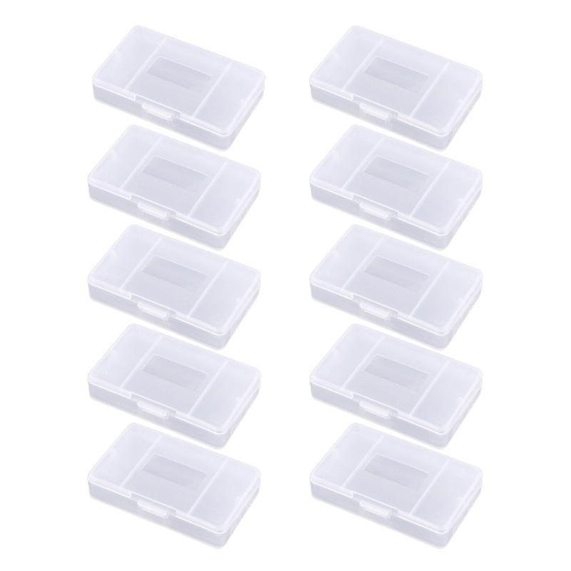 10pcs/lot Clear Plastic Game Cards Cartridge Case Dust Cover Case For Nin Tendo Game Boy Advance Gba